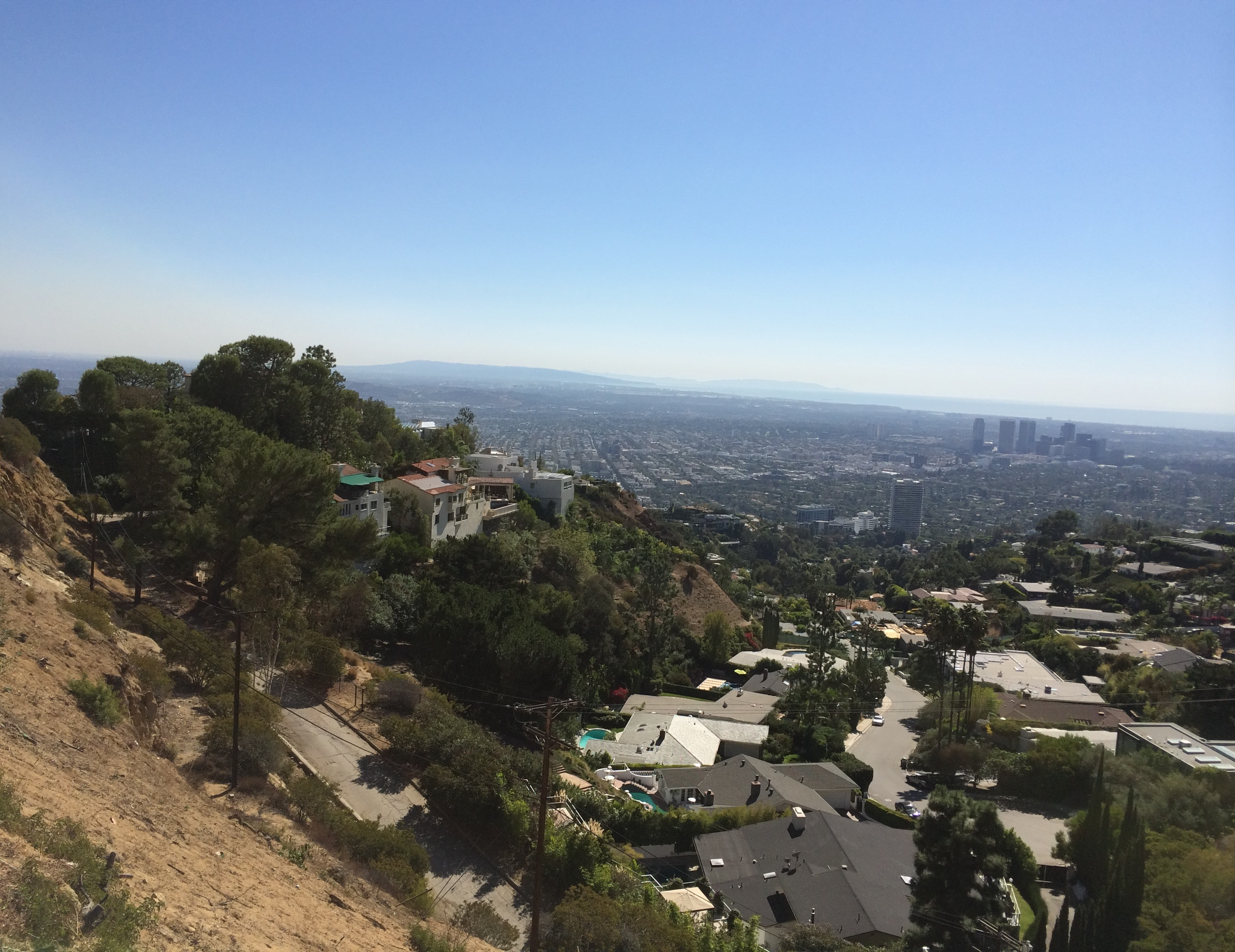 View of the City from Doheny Estates