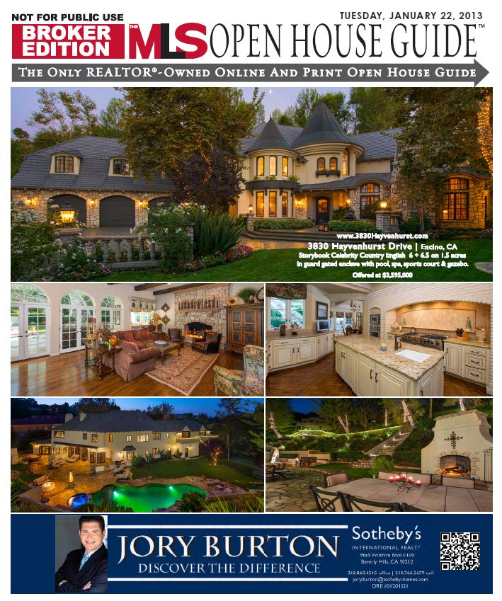Jory Burton MLS Open House Guide Cover Listing